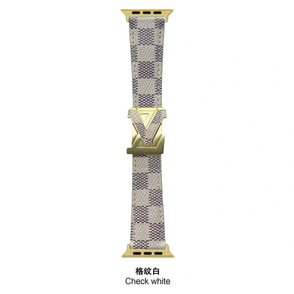 V-Clasp Leather Band-001