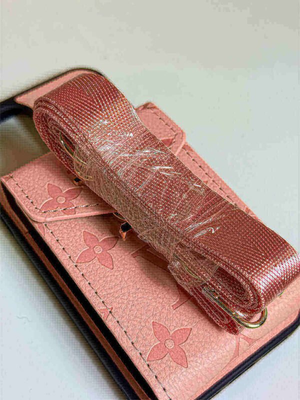 Pink iPhone case 2006 | Accordion card holder (subject to the video)
