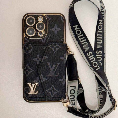 Black iPhone Case 2001 | Accordion card holder (subject to the video)