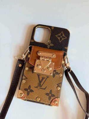 Brown iPhone case 2003| Accordion card holder (subject to the video)