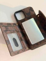 C series Phone case 1004 Brown | Accordion card holder (subject to the video)
