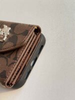 C series Phone case 1004 Brown | Accordion card holder (subject to the video)