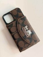 C series Phone case 1004 Brown | Accordion card holder (subject to the video)
