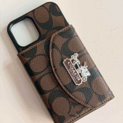 C series Phone case 1004 Brown | Accordion card holder (subject to the video)